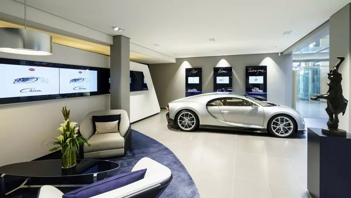 Bugatti wprowadza nowy standard w salonach