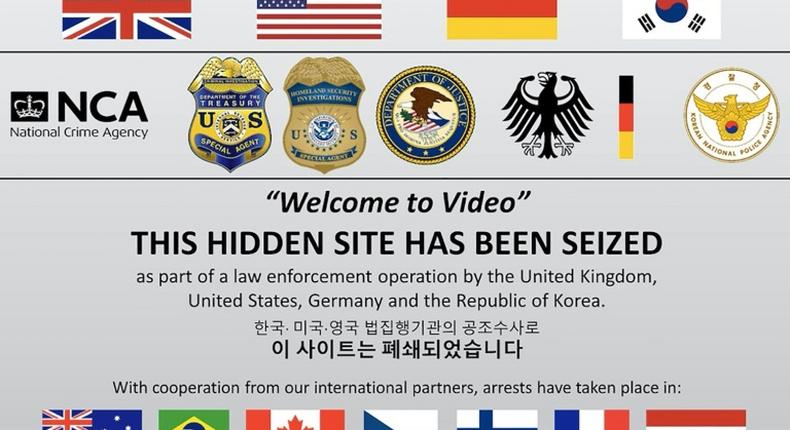 The website of Welcome to Video, the leading underground vendor of child pornography, has been seized by law enforcement as part of an international investigation that has reaped 337 arrests around the world