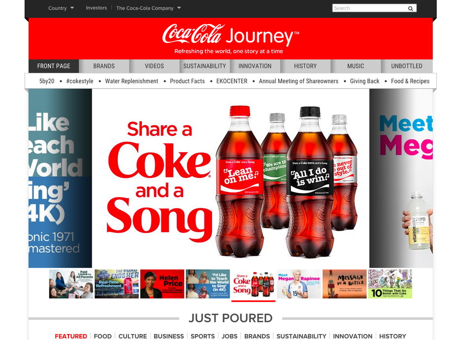 Coca-Cola: Now