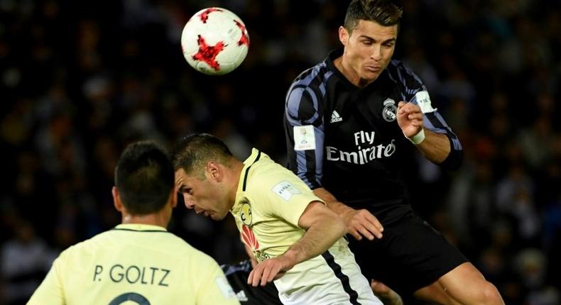 Cristiano Ronaldo (right) was on the scoresheet as Real Madrid beat Mexico's Club America 2-0 to reach the Club World Cup final in Japan, on December 15, 2016