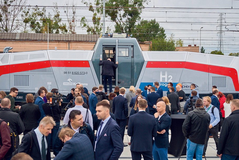 Orlen jest bardzo zainteresowany technologiami wodorowymi. Rozważa między innymi kupno lokomotyw napędzanych wodorem.