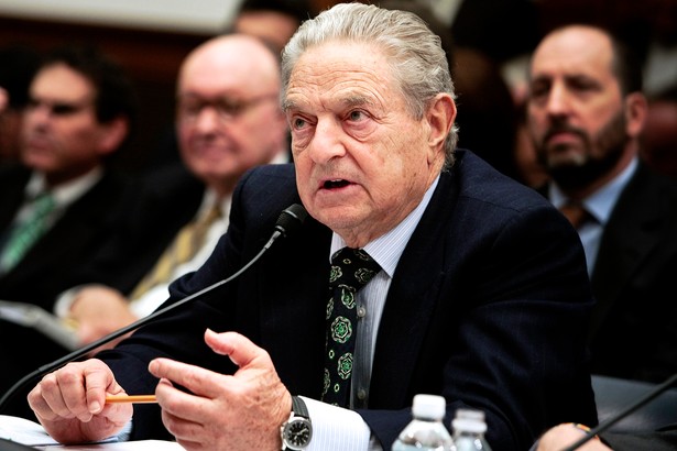 George Soros, szef Soros Fund Management LLC podczas przesłuchania w Kongresie USA. Fot. Bloomberg