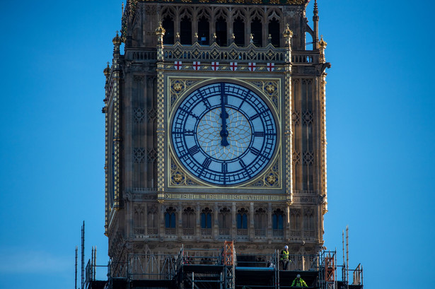 Big Ben, Londyn, Wielka Brytania. 12.01.2022