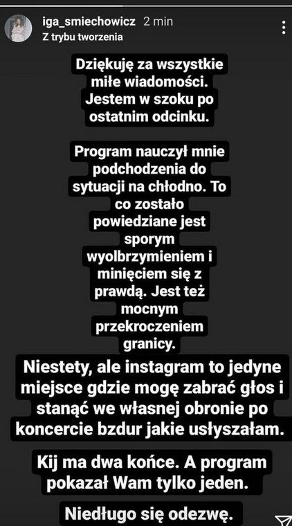 Iga komentuje finałowy odcinek