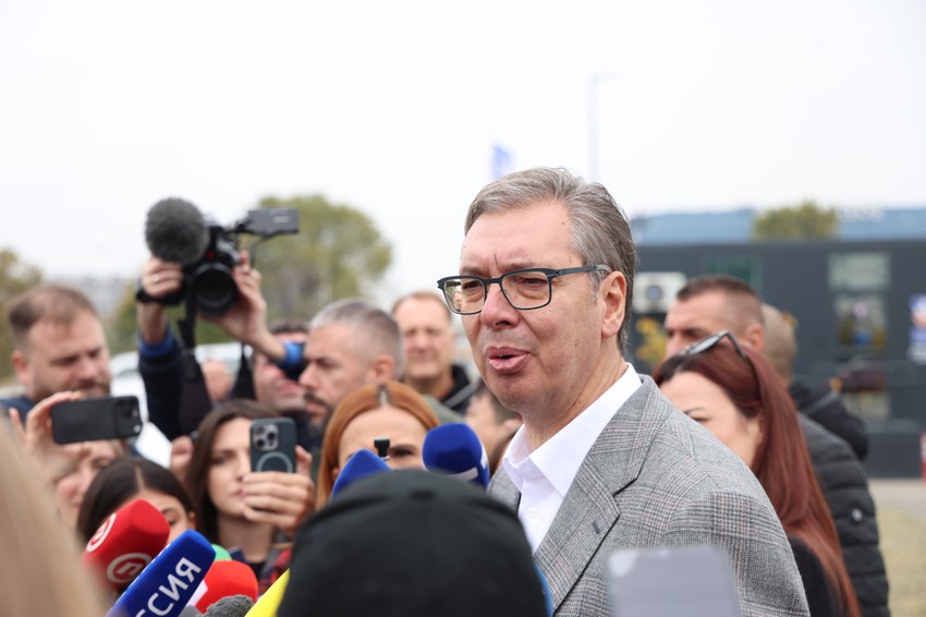 Aleksandar Vučić glasao  na Novom Beogradu 