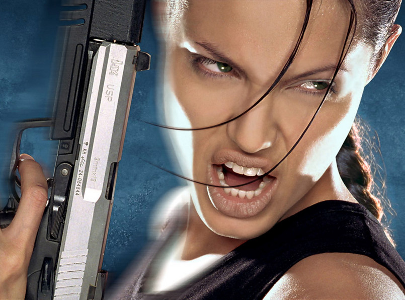 Angelina Jolie jako Lara Croft w "Tomb Raider"