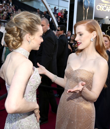 Amanda Seyfried i Jessica Chastain