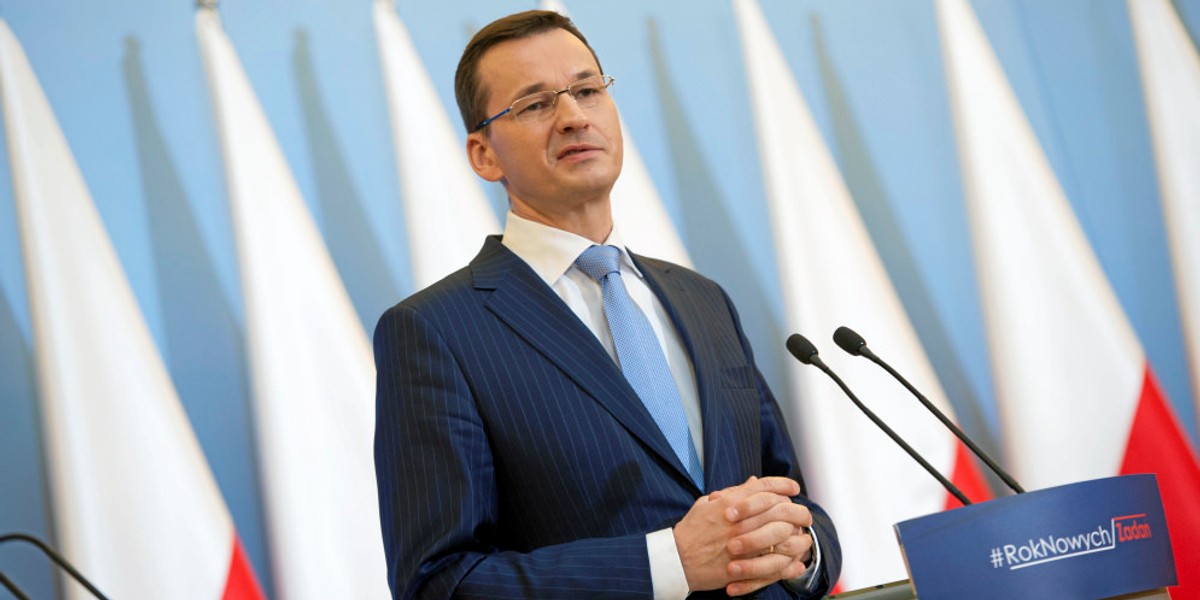 Minister Finansów i Rozwoju, wicepremier Mateusz Morawiecki