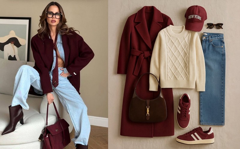 Bordeaux a burgundy sú farby, ktoré prinášajú hĺbku, charakter a tichý luxus.