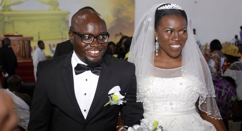 Odelia Ofori and husband