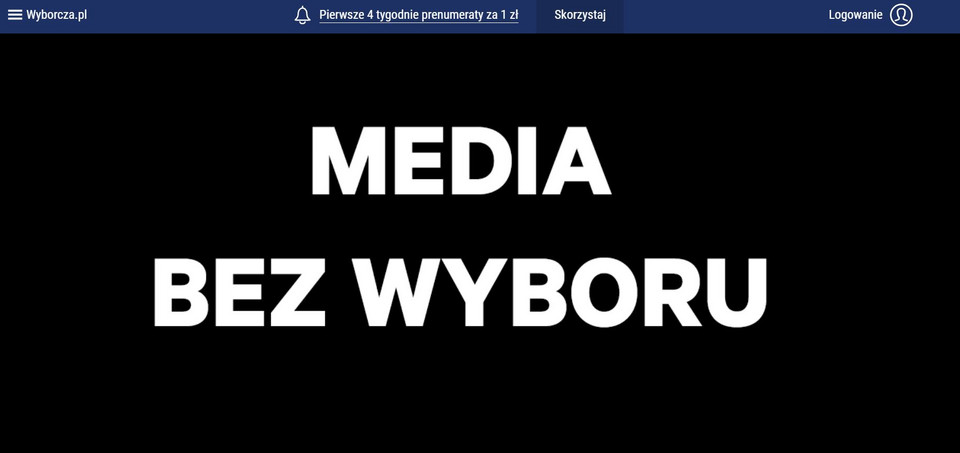 Strona główna Wyborcza.pl