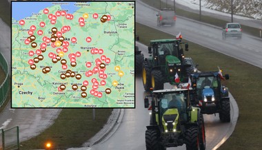 Protest rolników 20 lutego. Gdzie będą zablokowane drogi? [MAPA]