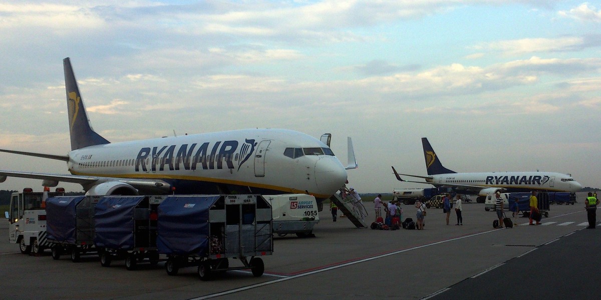 Ryanair jest jedyną linią lotniczą regularnie latającą do i z Modlina