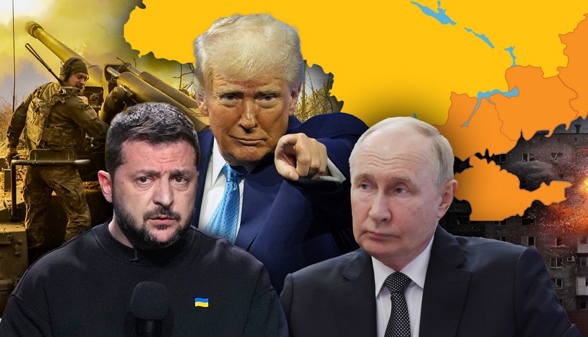 Putin, Tramp i Zelenski