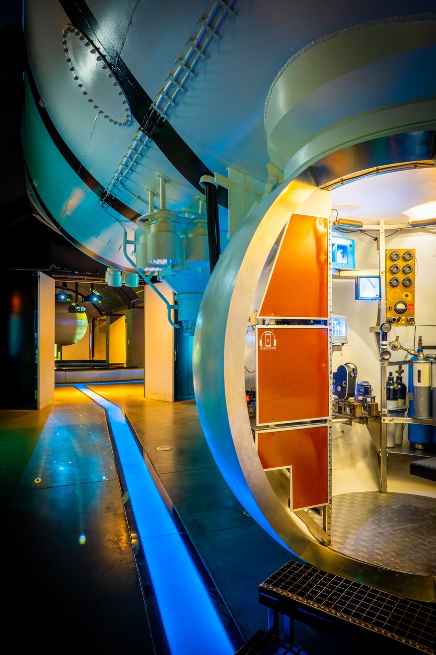 Do eksponatu znajdującego się w Hydropolis możesz wejść do środka