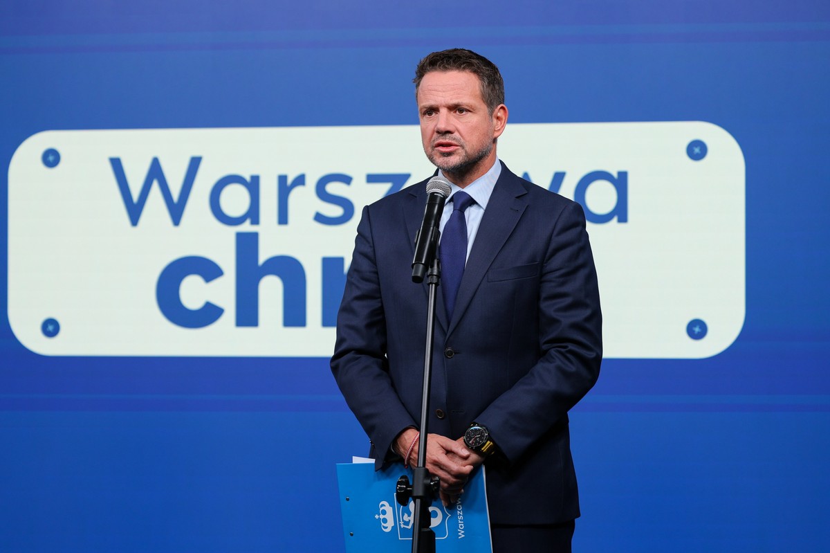 Prezydent Warszawy Rafał Trzaskowski