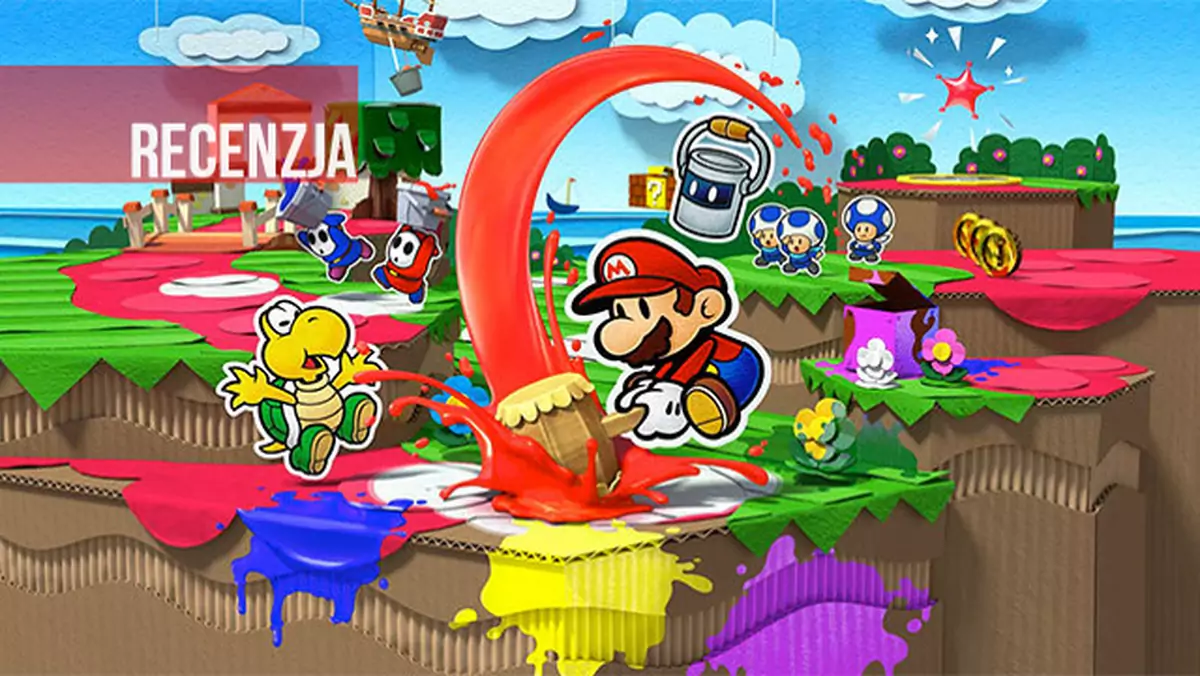 Recenzja Paper Mario: Color Splash - gra dobra, choć cienka jak papier!