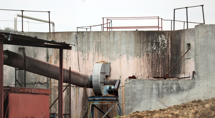A tartálynál volt a robbanás, három ember vesztette életét/Fotó: Zsolnai Péter