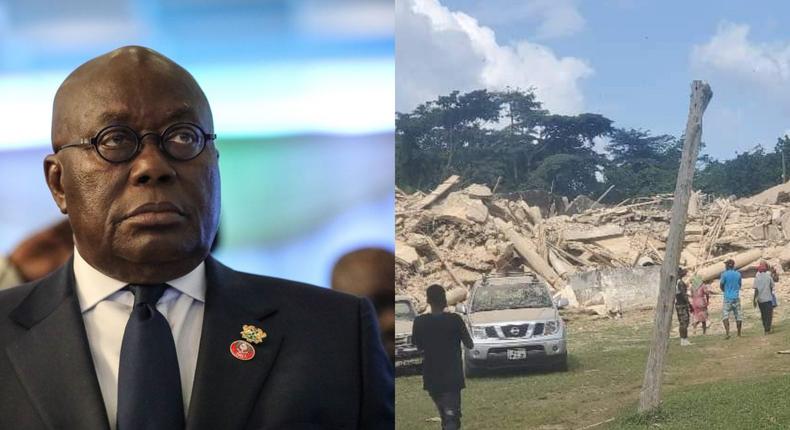 Church building collapse: Akufo-Addo commiserates with families of victims