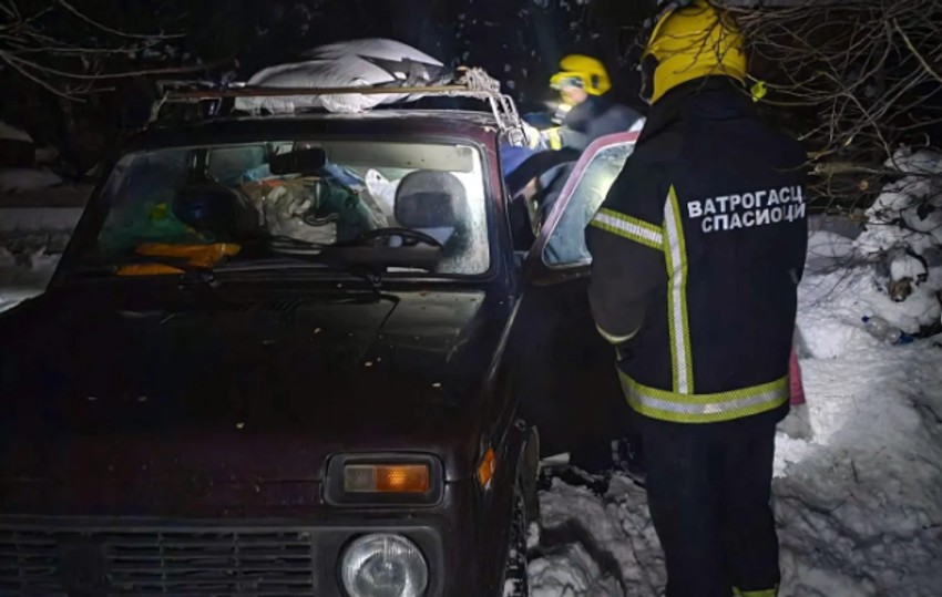 Spašavanje zavejane porodice u Kladovu