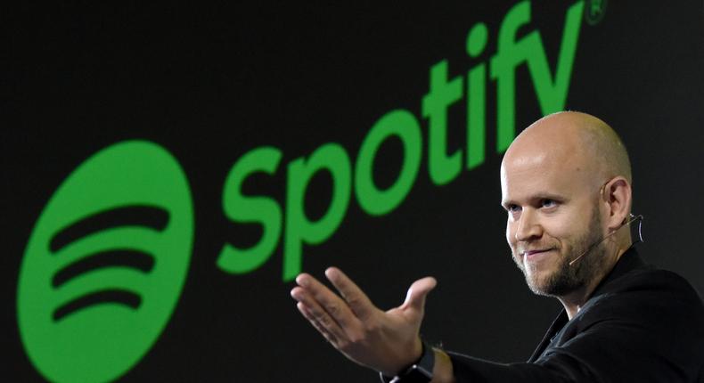 Daniel Ek, Spotify CEO.Getty Images