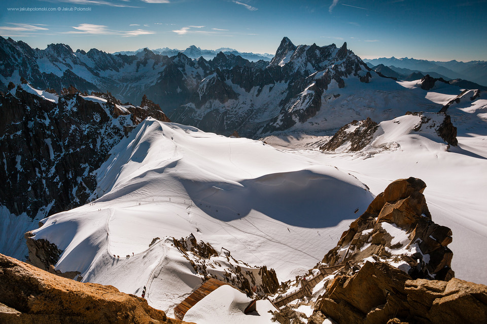 Alpy Francuskie i Aiguille du Midi na pięknych zdjęciach Jakuba Połomskiego