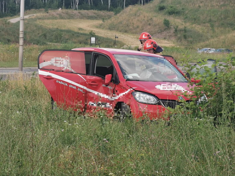 Sprawca wypadku na skrzyżowaniu ul. Radwańskich i Reja trafił do szpitala