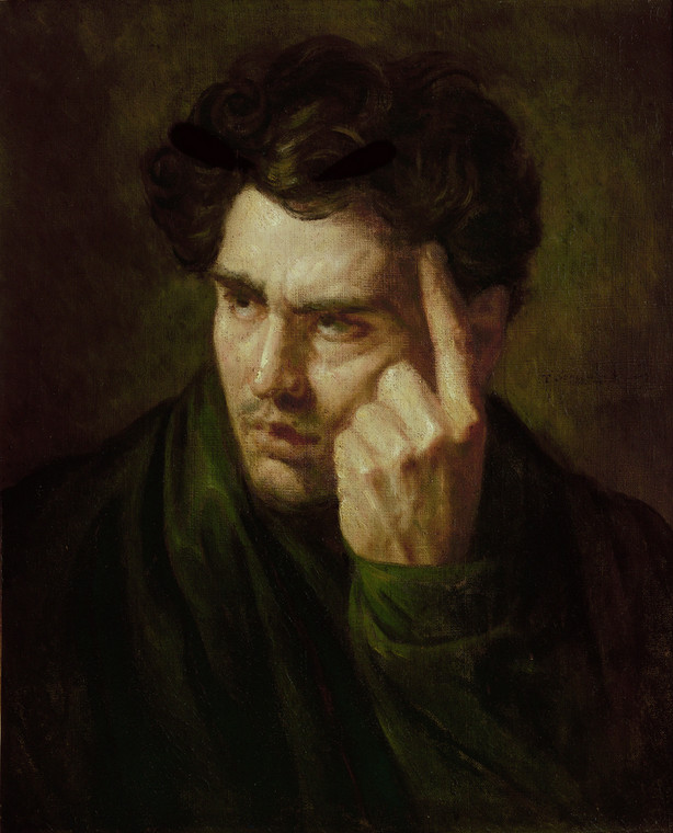 Lord Byron. Portret autorstwa Theodore'a Gericault