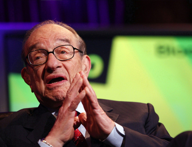 „Bierzemy udział w niebezpiecznej grze”- ocenia rosnący deficyt USA Alan Greenspan.