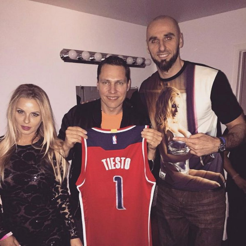 Marcin Gortat i Paula Tumala