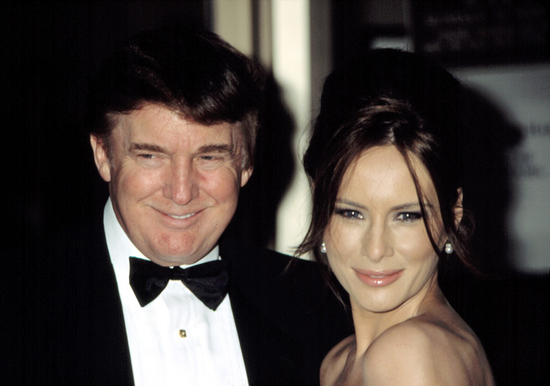 Donald i Melania Trump w 2003 roku
