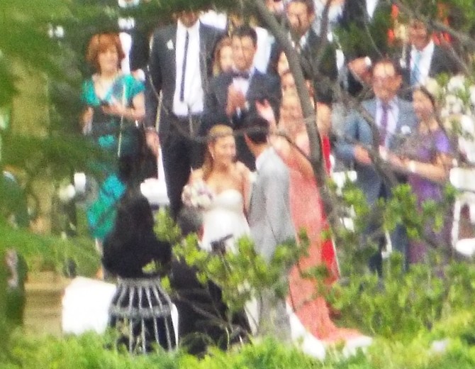 Novak i Jelena na venčanju