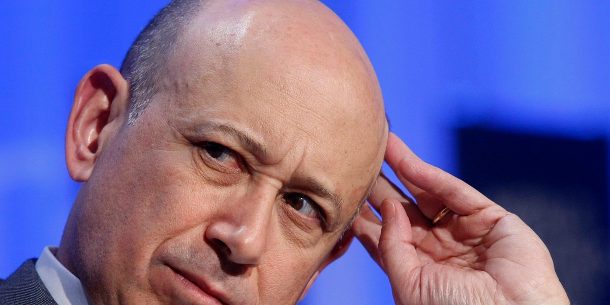 Goldman CEO Lloyd Blankfein.