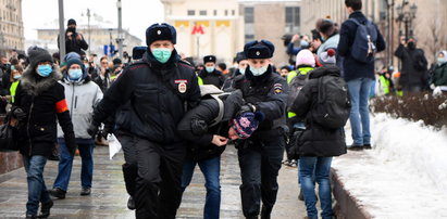 14-latek zatrzymany podczas protestów w Moskwie