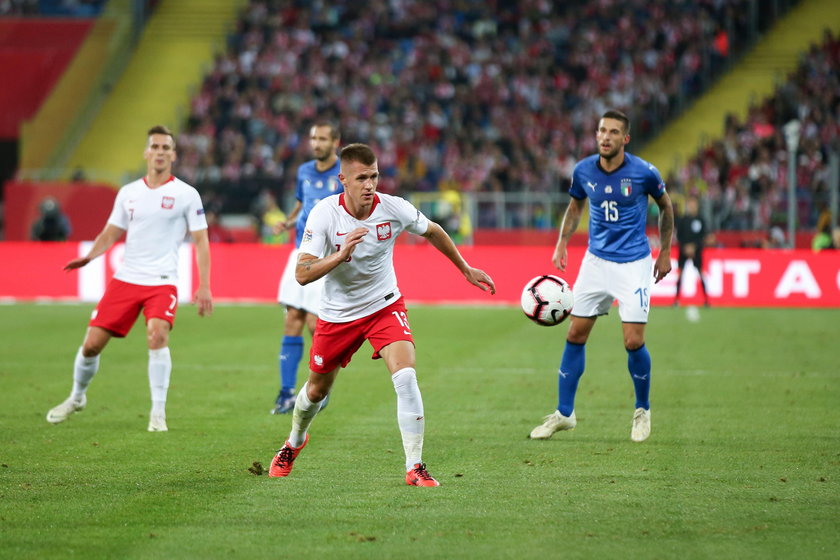 Polska - Wochy 0:1 w Lidze Narodów