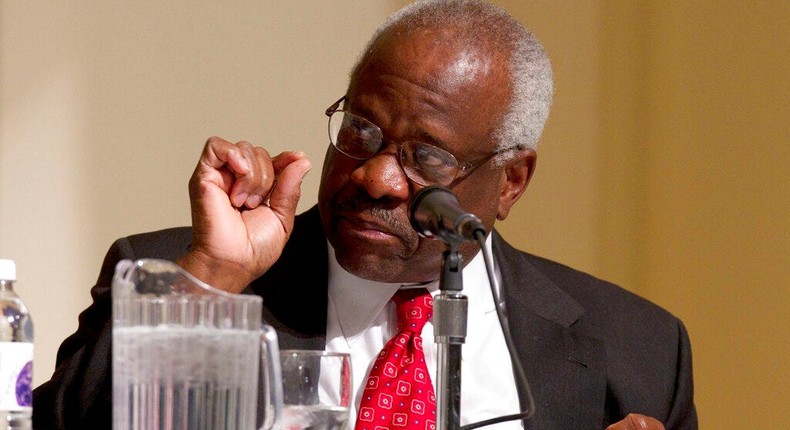 Associate Supreme Court Justice Clarence Thomas.