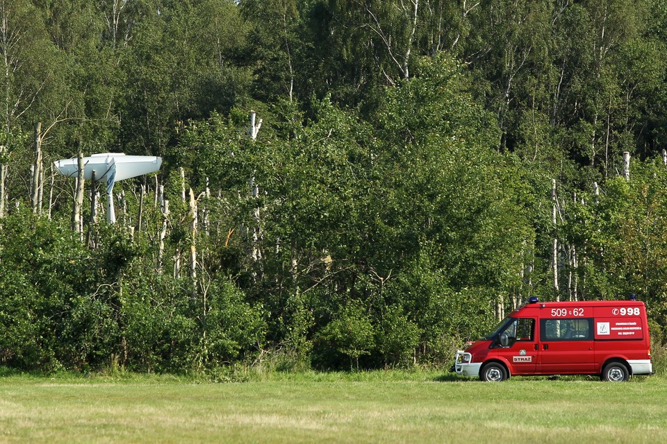 Jastarnia: wypadek awionetki