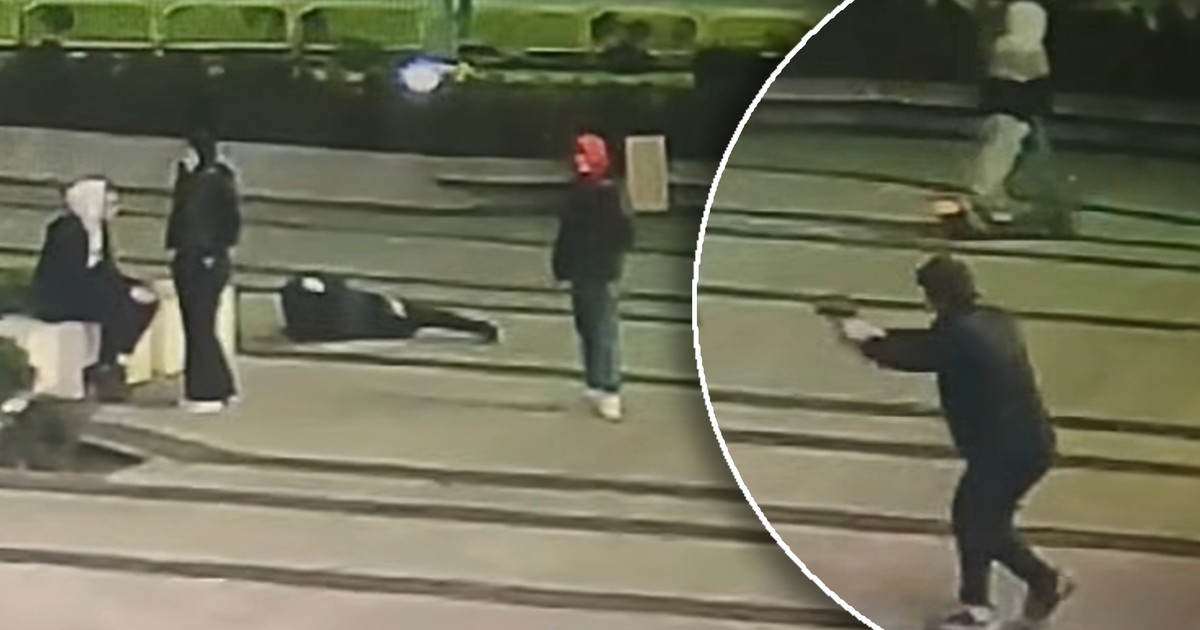 Przerażające sceny przed galerią handlową w Elblągu. Wszystko zarejestrowały kamery