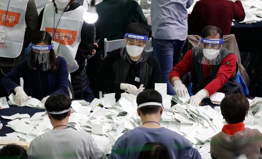 Južna Koreja je među prvim državama koje su održale nacionalne izbore otkako je otpočela pandemija