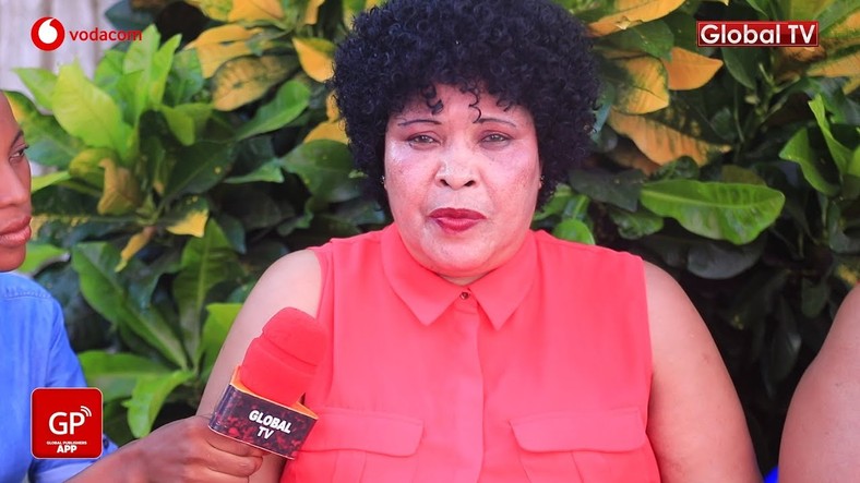 Zubeida during the interview (Global TV) 