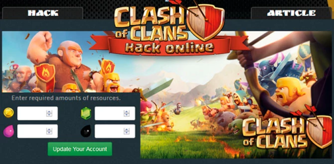 Jedno z wielu hakingowych narzędzi do lubianej gry Clash of Clans. Zamiast surowców aplikacja sprowadza na pecet trojan Artemis