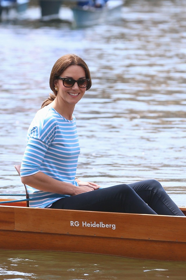 Kate Middleton Heidelberg csónak
