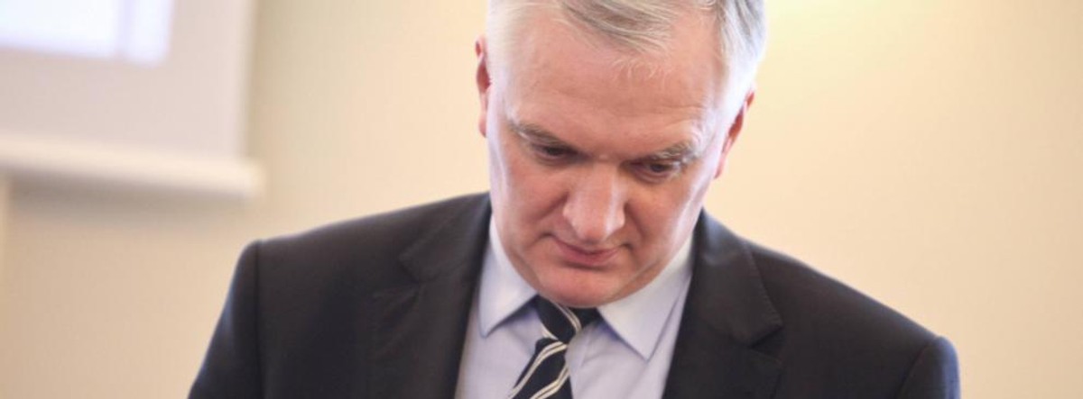 Minister sprawiedliwości Jarosław Gowin