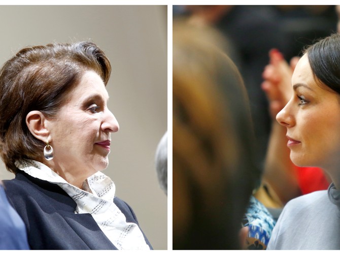 Mirjana Karanović i Sloboda Mićalović Ćetković na premijeri filma "Dnevnik Diane Budisavljević"