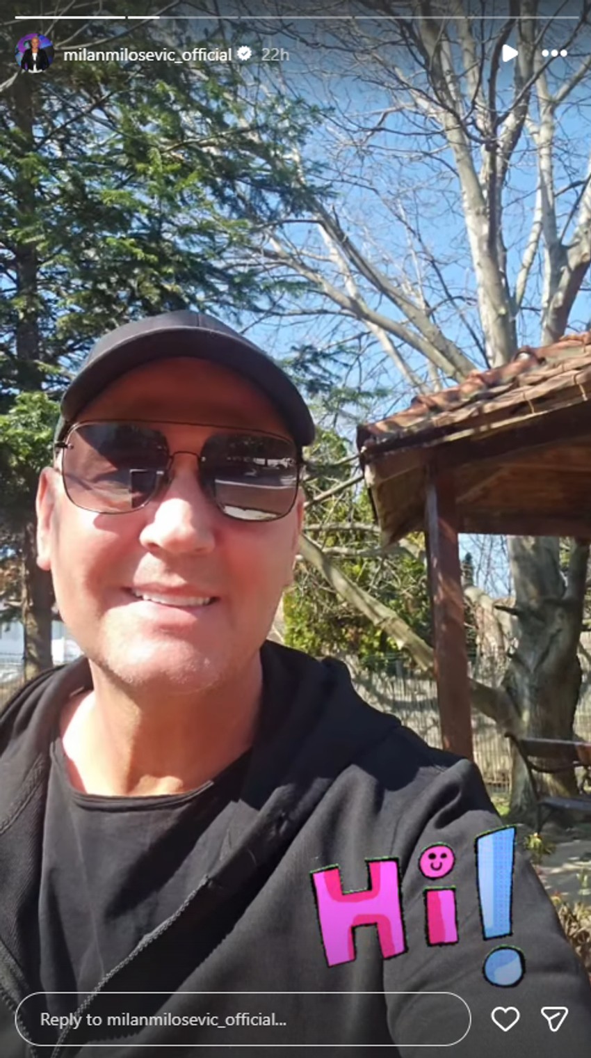 Milan Milošević sa majkom u staračkom domu