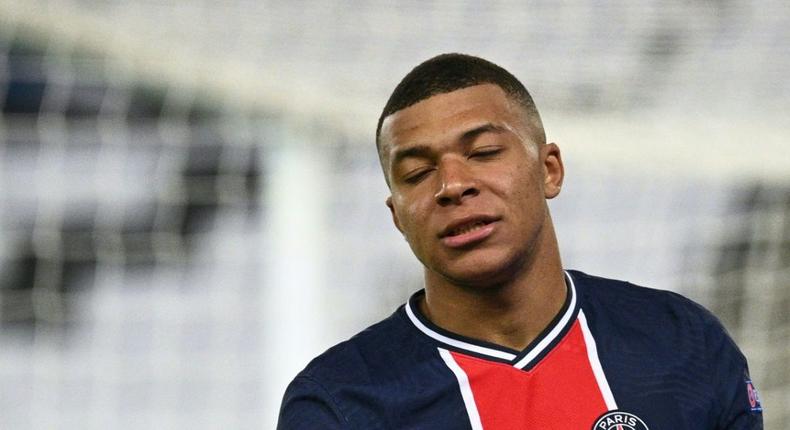 Paris Saint-Germain forward Kylian Mbappe