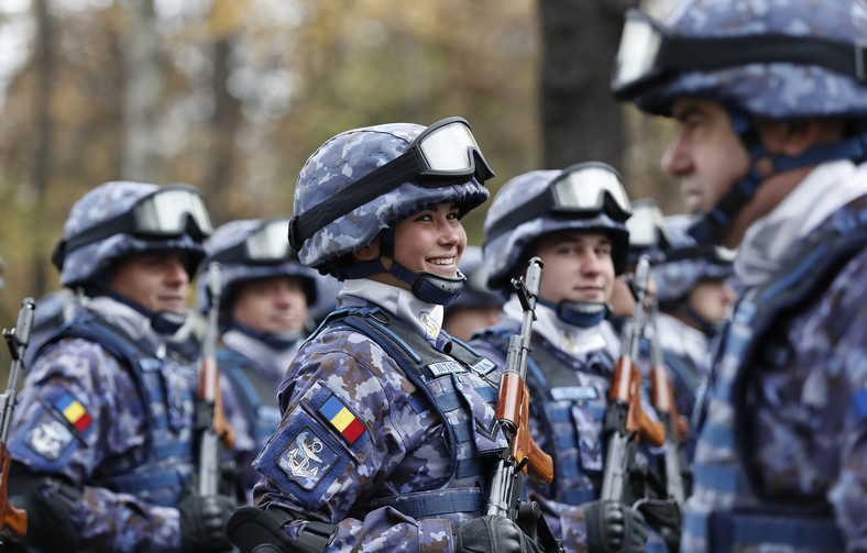 Oficerowie rumuńskiej marynarki wojennej