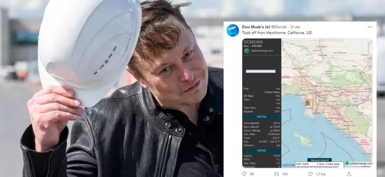 19-latek śledzi Elona Muska i publikuje dane w internecie. Miliarder chciał mu nawet zapłacić