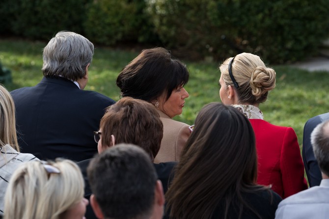 Ivanka Tramp i Amalija i Viktor Knavs 