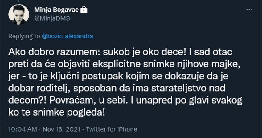 reakcije na muža Tanje Savić